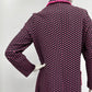 Pirkkos Puku, pallokuvioinen mekko, 60-70-luku, koko 40