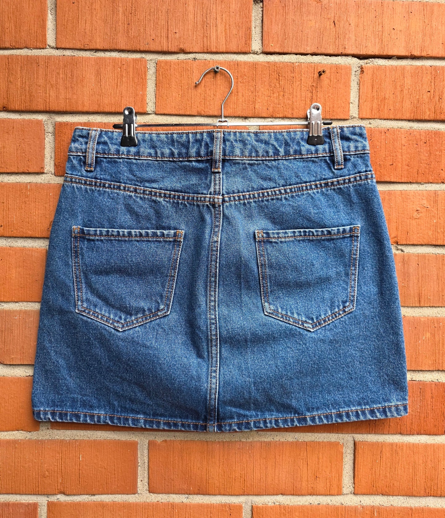 Pimkie, farkku minihame, vyötärö 82cm, koko 38