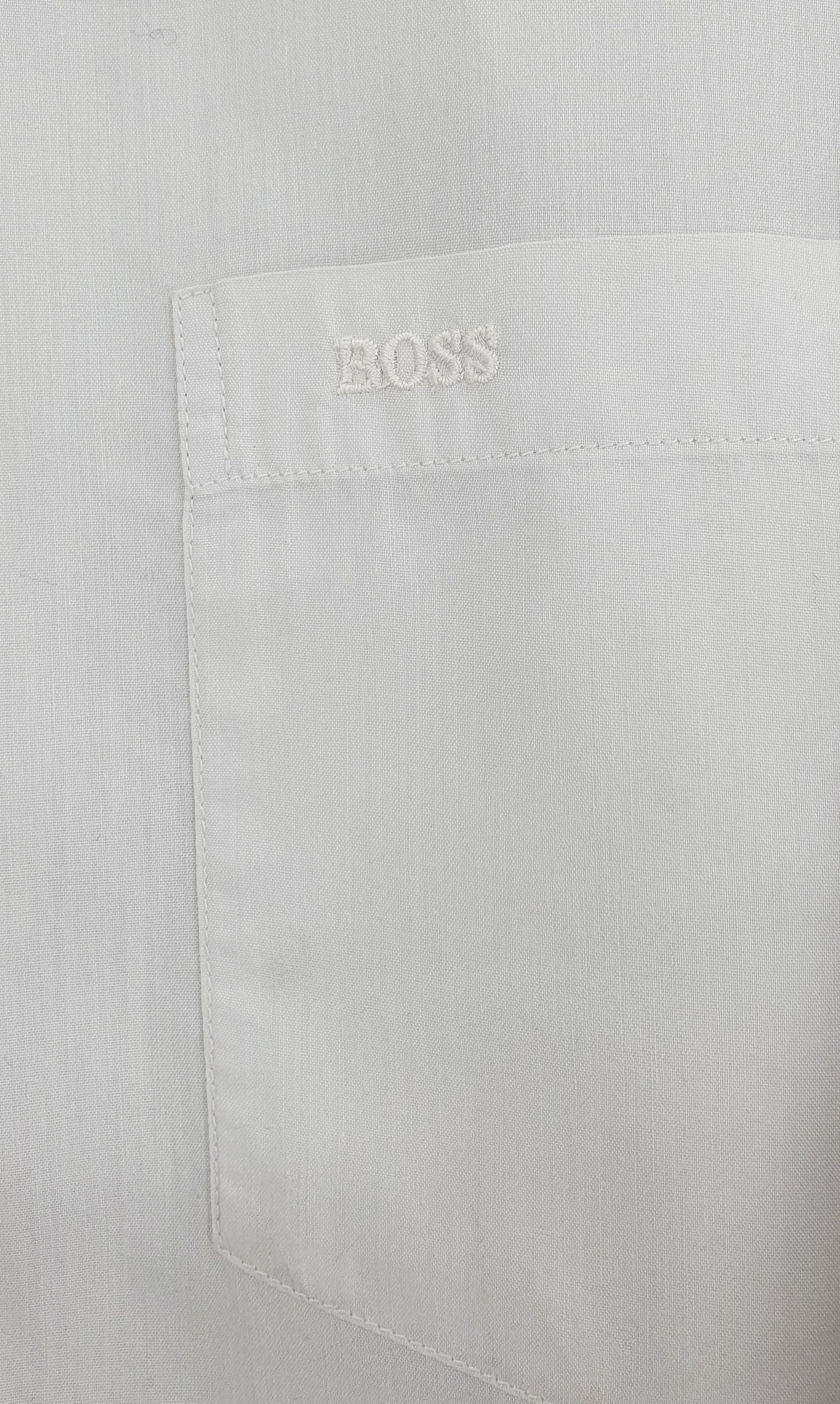 Boss, pure white men's shirt, size M/L