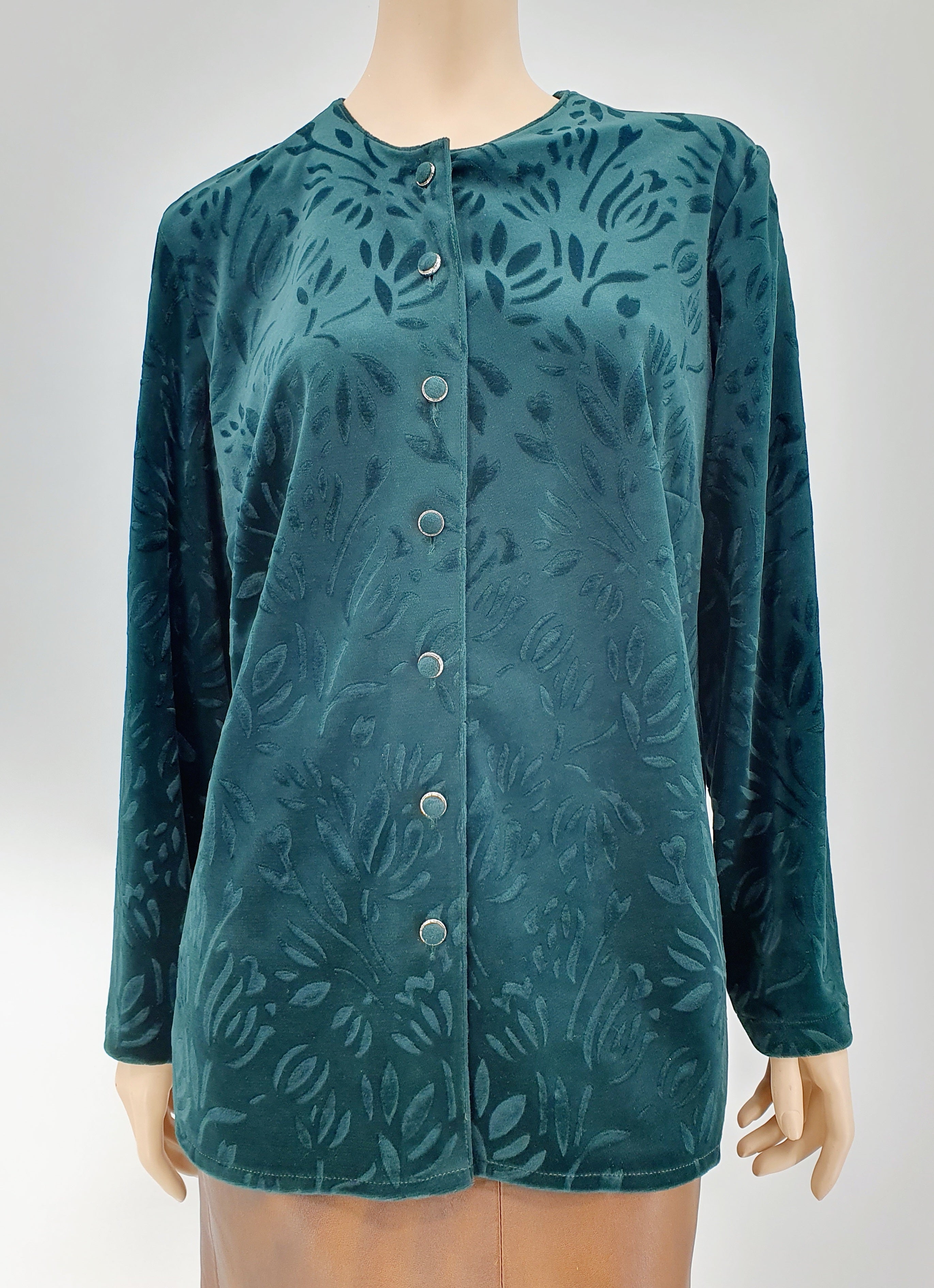 Nahe Oy, Metsänvihreä samettijakku, 80-luku, koko 42