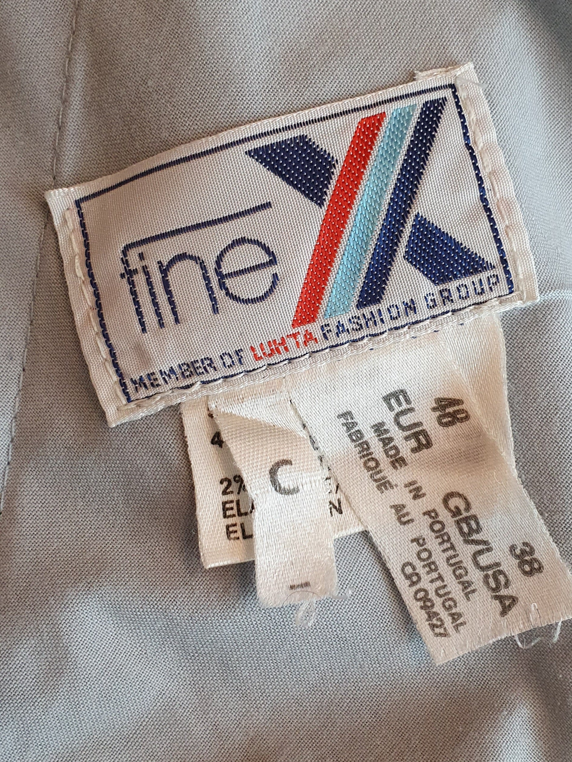 Luhta, miesten harmaat suorat housut 80-luvulta, vyötärö 82cm