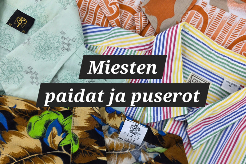 Miesten paidat ja puserot