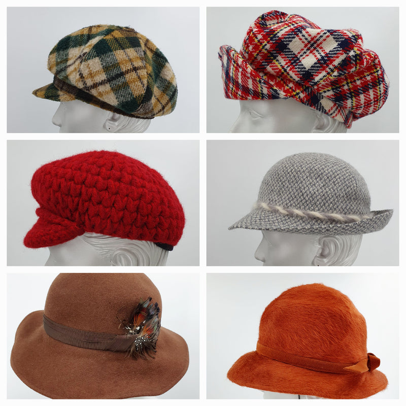 Vintagehatut ja päähineet naisille. 
