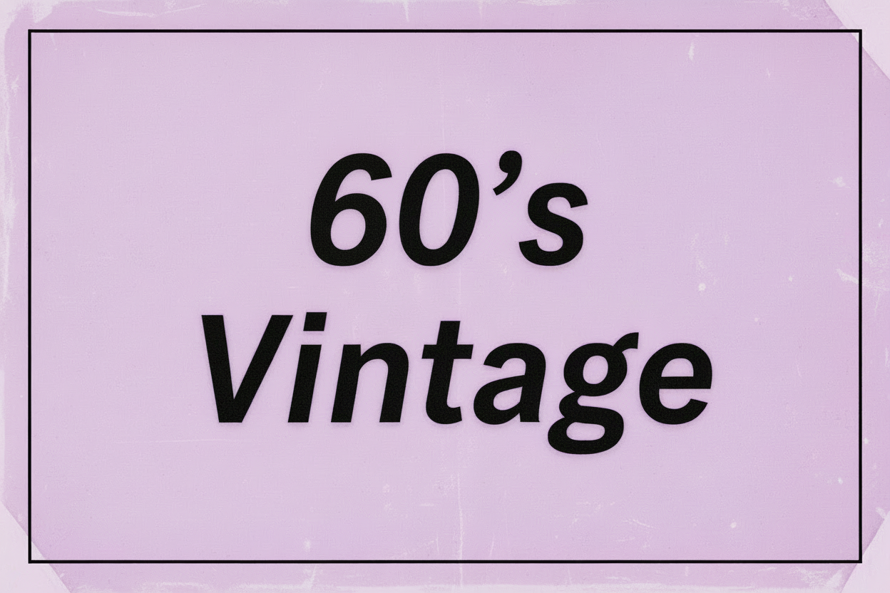 60-luvun vintage vaatteet – 1960-luvun muoti kokoelma, Pivis Vintage Shop
