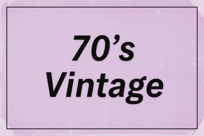 70-luvun vintage vaatteet – 1970-luvun muoti kokoelma, Pivis Vintage Shop