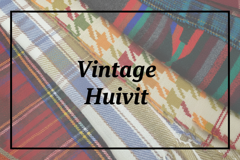 Naisten vintage huivit – vintage huivien kokoelma, Pivis Vintage Shop