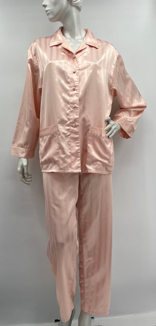Dreams, vaaleanpunainen pyjama, 90-luku, kokoarvio 40-42