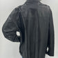 Utterly, musta nahkatakki, 90-luku, koko XL