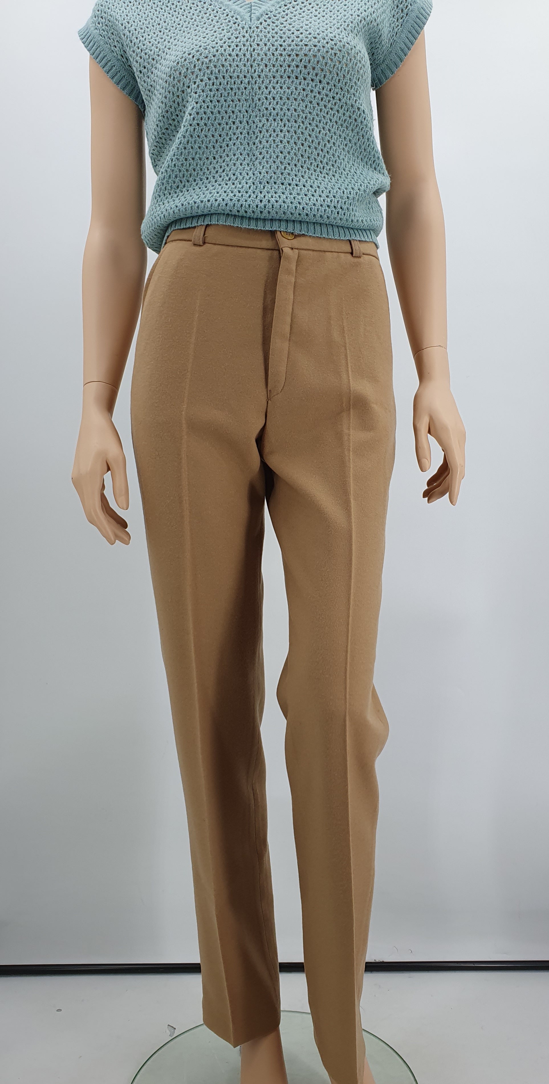 Weekend, Finnish women's wool blend pants, 70s, waist 72cm, size 36