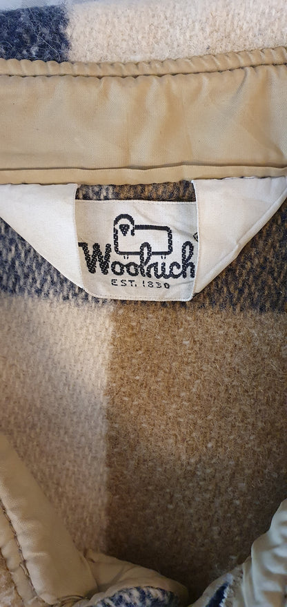 Woolrich, ruutukuvioinen paitatakki 60-70-luvulta, koko naisten 44-46, miesten XL