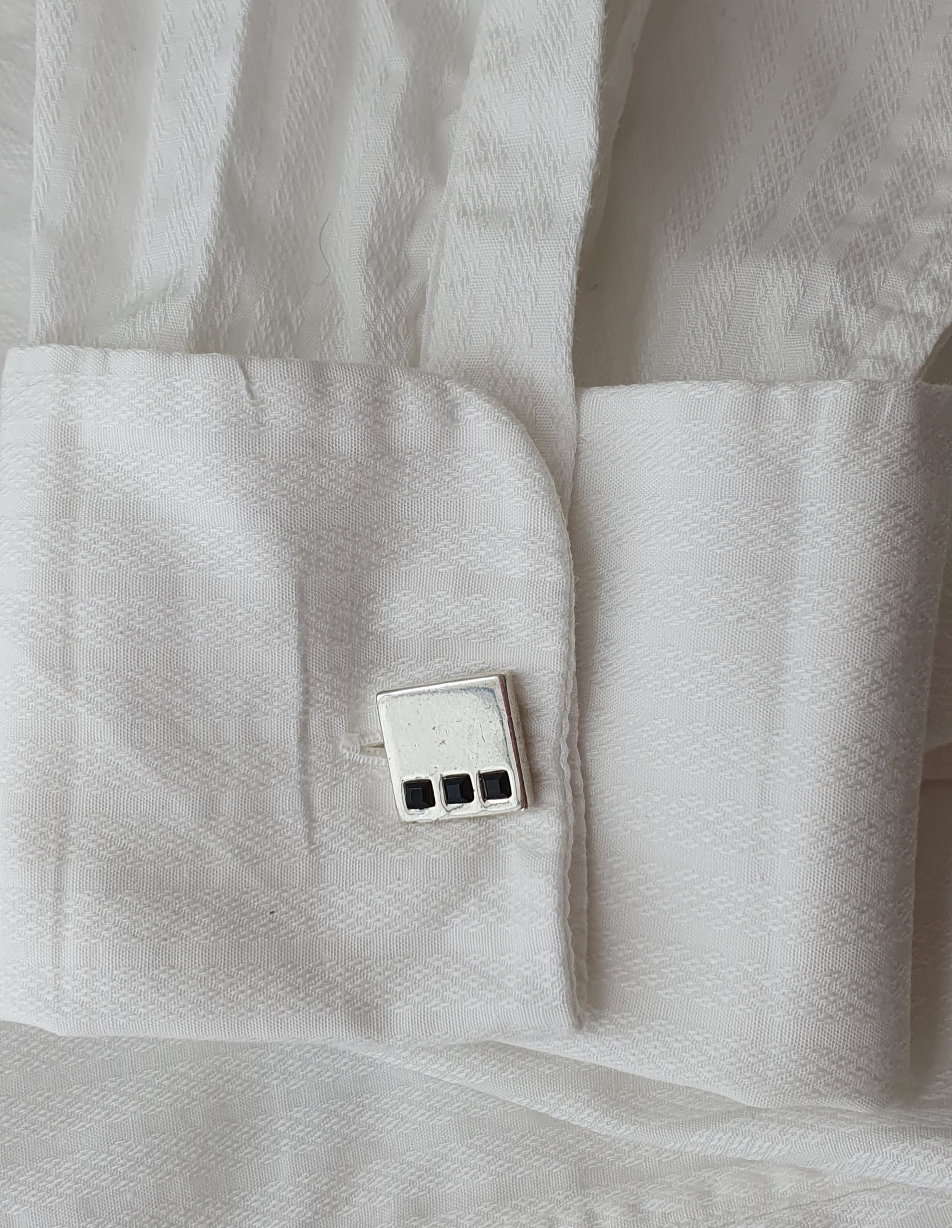 Häuser, men's white cotton shirt from the 70s, size M/L