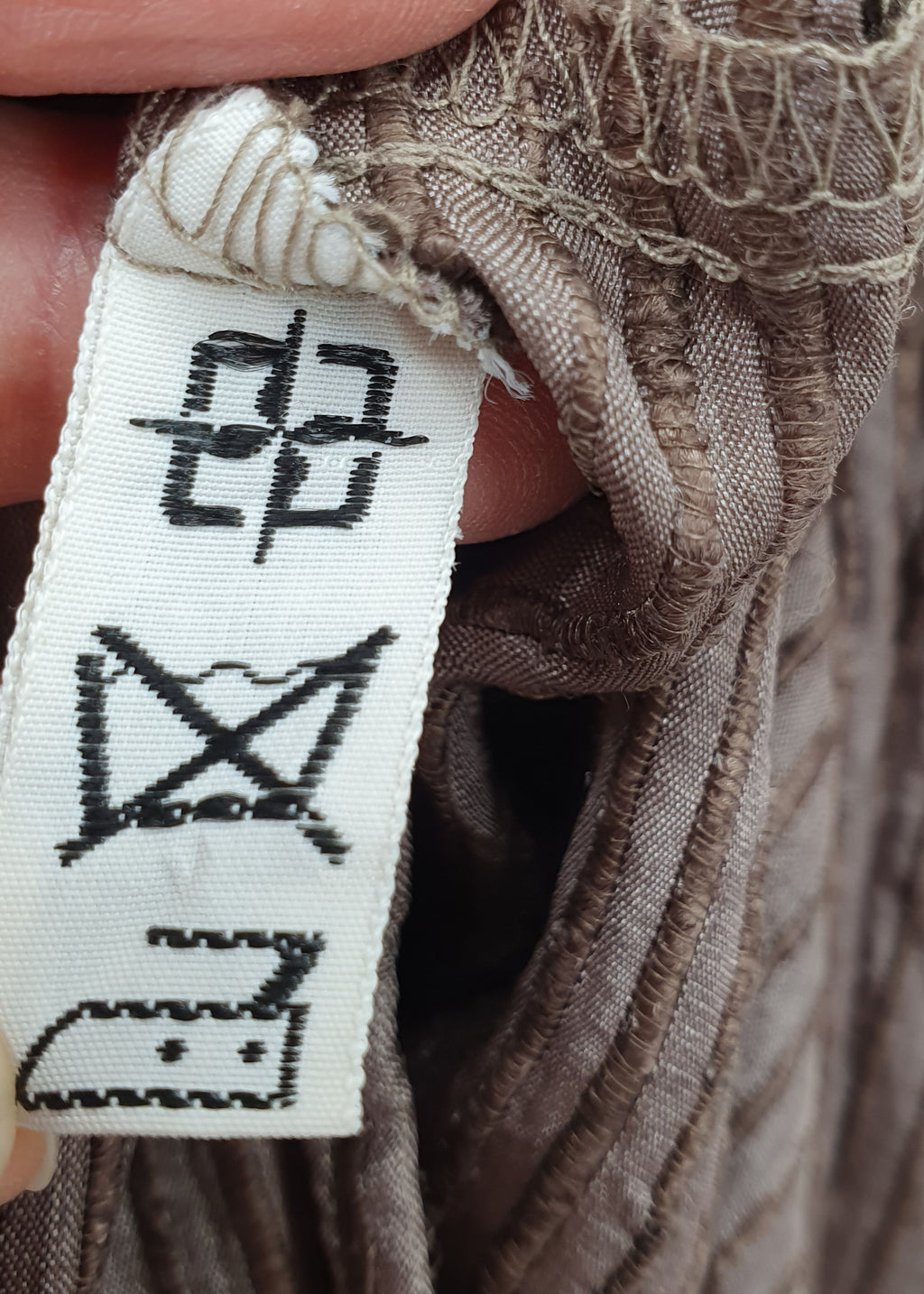 VUOKKO, ruskea puhvimekko, 70-luvulta, one size