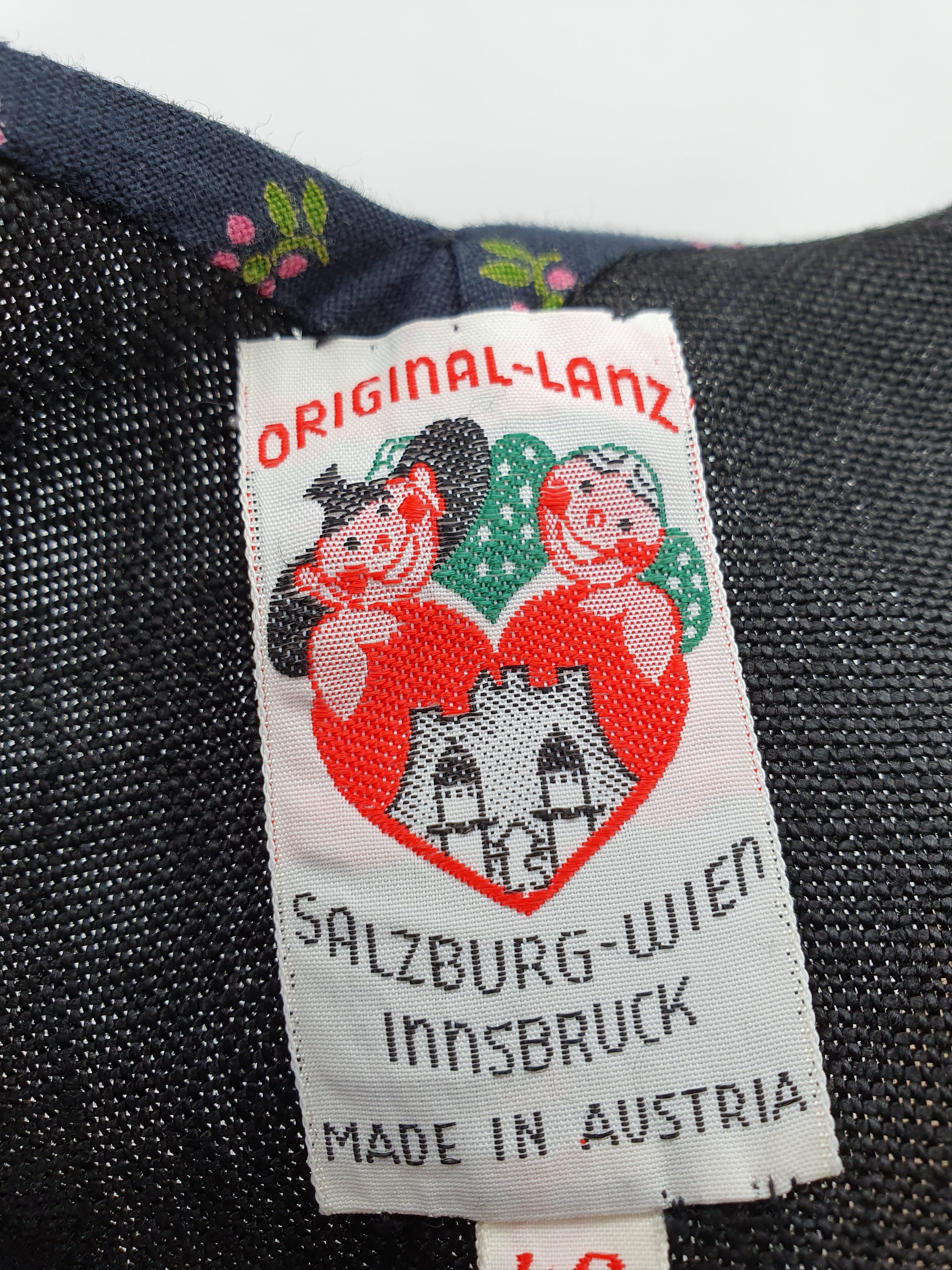 Original Lanz, aito dirndl-mekko Itävallasta, 70-80-luku, koko 38-40