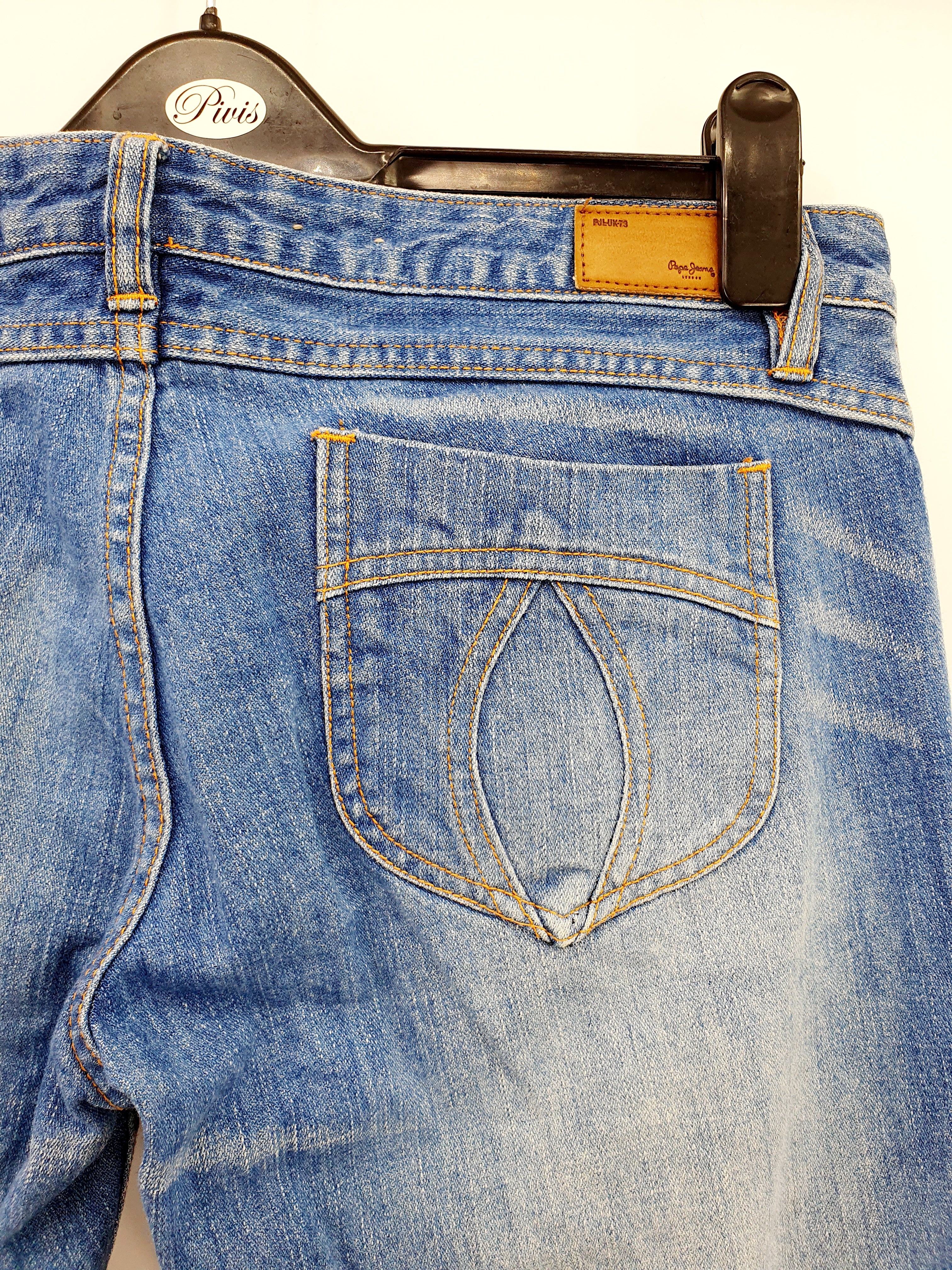 Pepe Jeans, matalavyötäröiset Y2K flare-farkut, vyötärö 92cm, koko 40-42