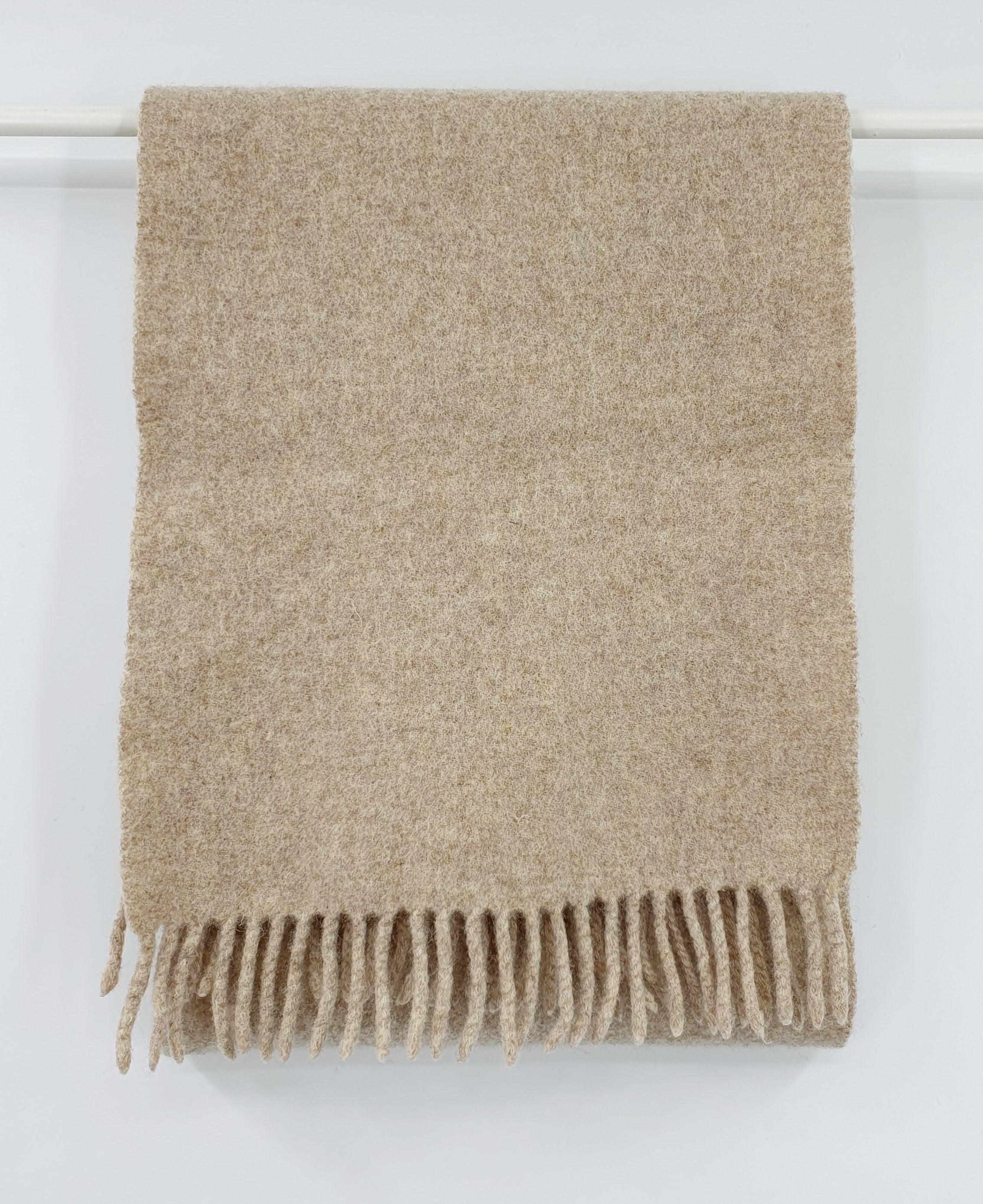 Pitkänmallinen beige miesten huivi , second hand