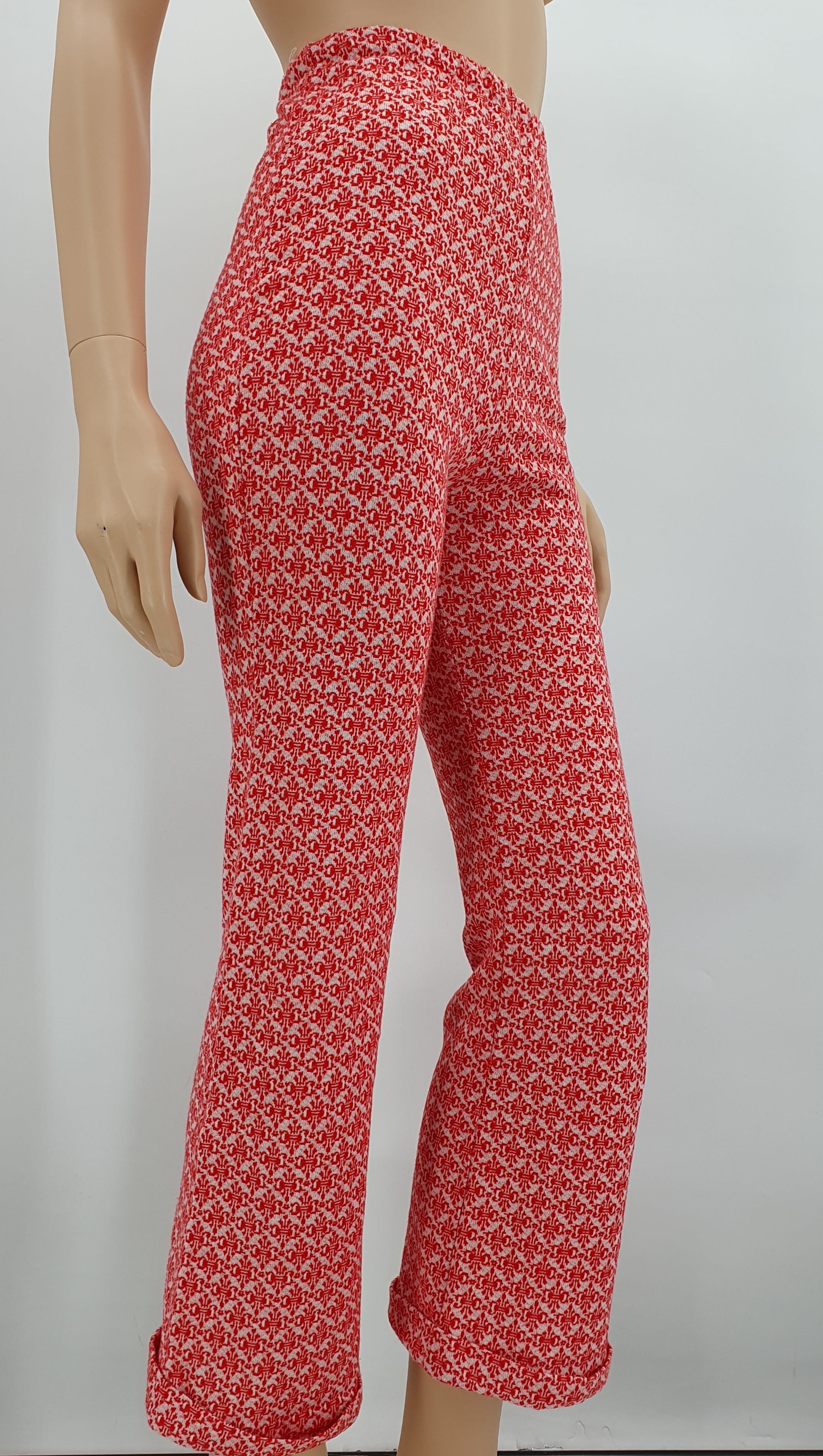 Pyjamahousut 70-luvulta, koko 34-36