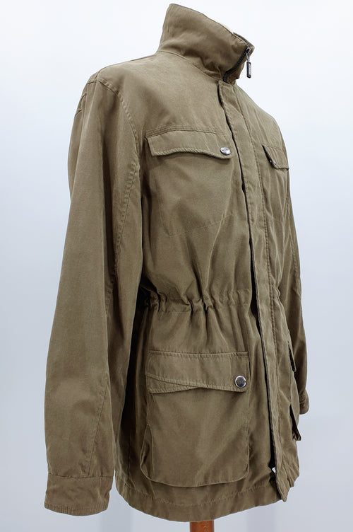 Beeman, men's green mid-season jacket from the 90s-2000s, size M