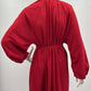 Barbarella, punainen mekko ja vyö, 80-luku, koko 44-46