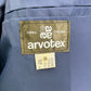 Arvotex Oy, miesten tummansininen trenssitakki, 90-luku, koko L
