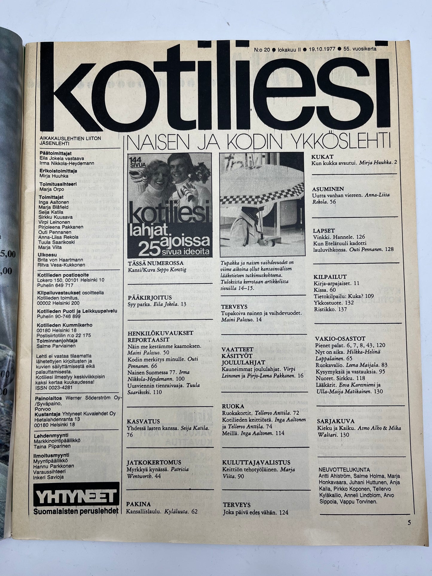 Kotiliesi- lehti, nro 20/1977