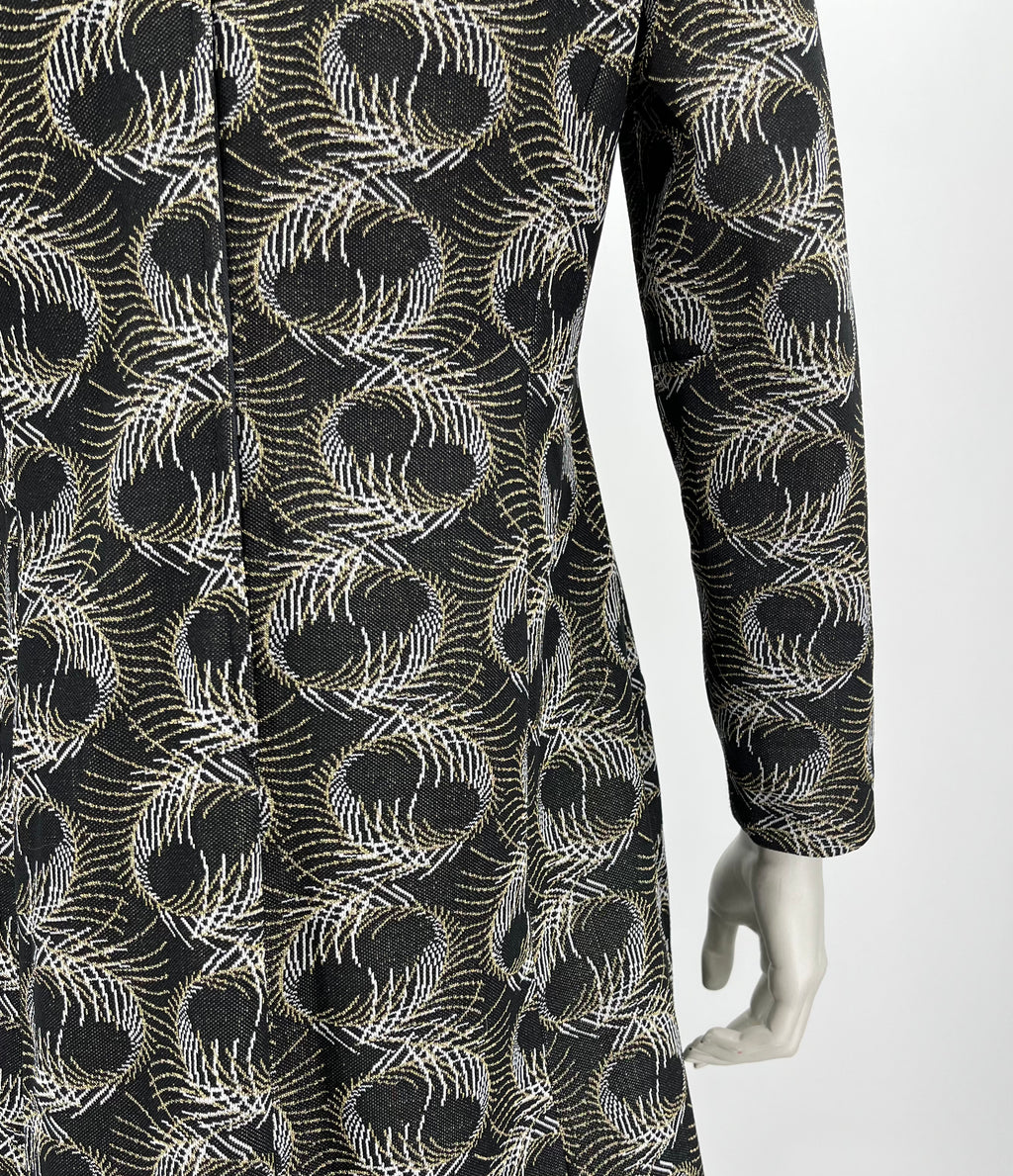 Soilituote, black glittering party dress, 70s, size 38-40
