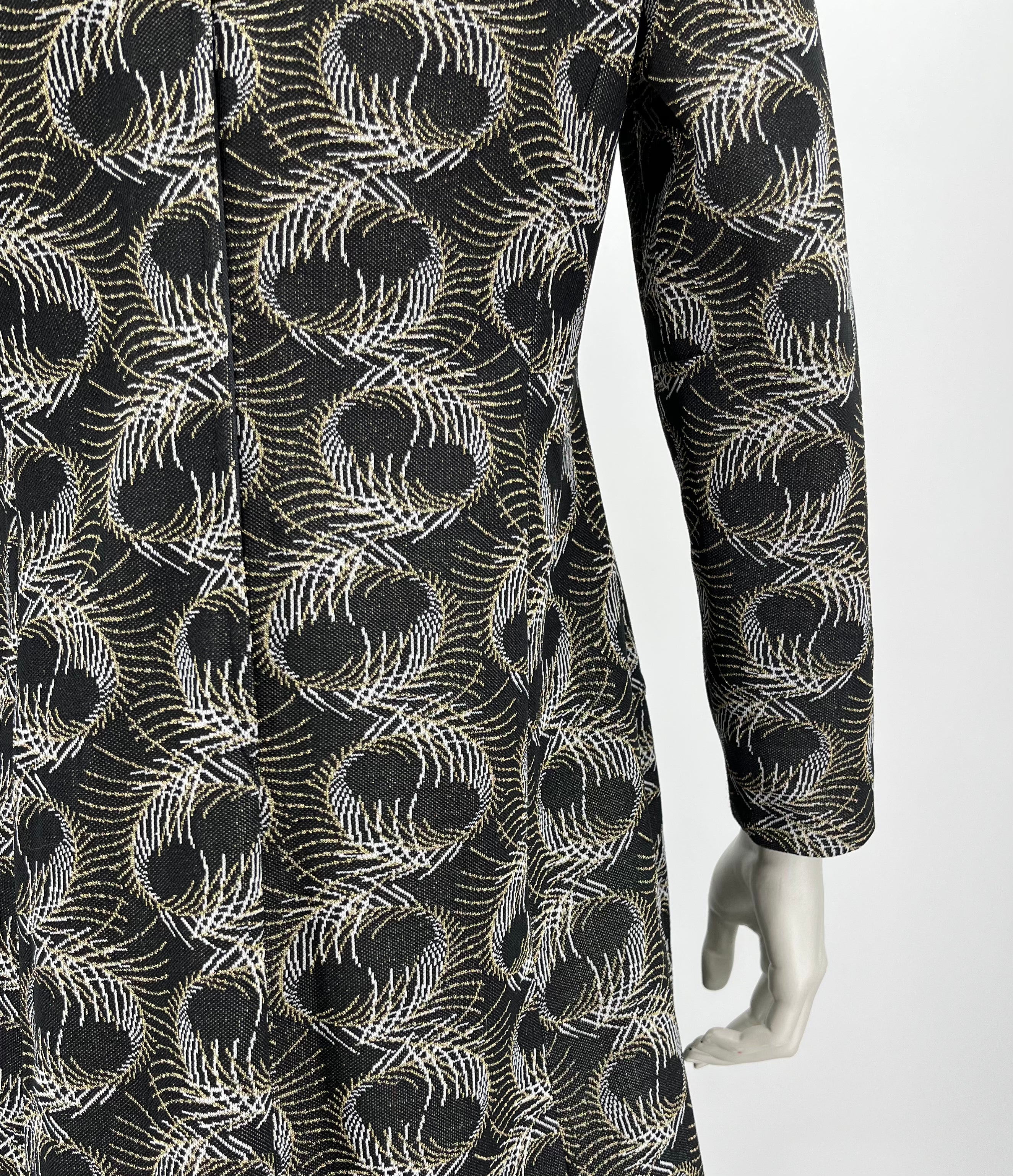 Soilituote, black glittering party dress, 70s, size 38-40