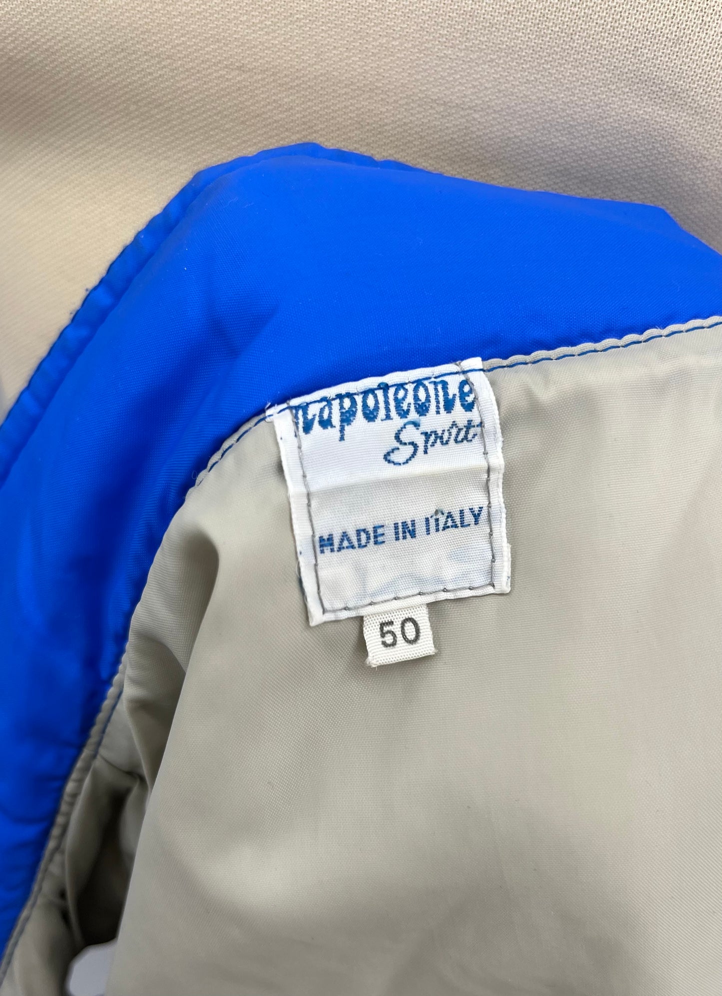 Napoleone, miesten kolmiosainen takki, 80-90-luku, koko M-L