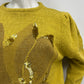 Exclusive Fashion, keltainen neulepaita, koko 38-40
