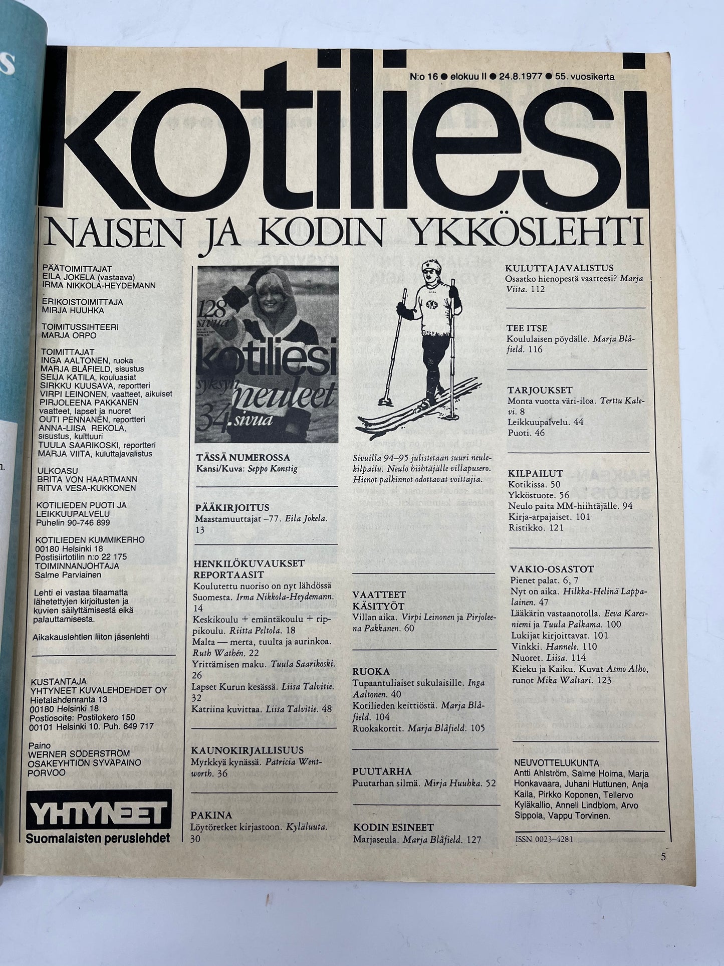 Kotiliesi- lehti, nro 16/1977