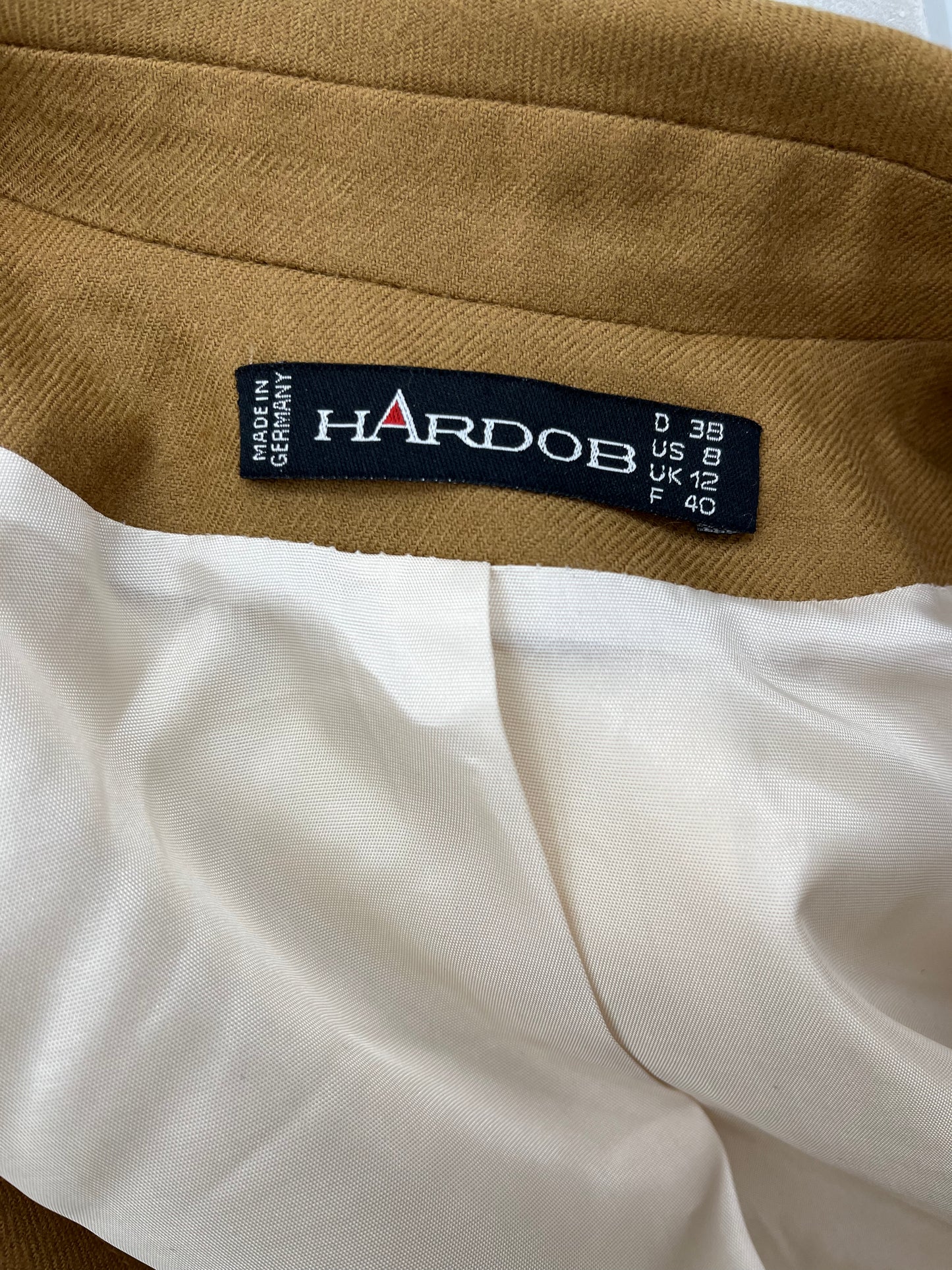 Hardob, kermanvalkoinen villajakku, 90-2000-luku, koko 38-40