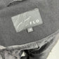 Flo, musta villakangastakki ja vyö, 2000-luku, koko 38
