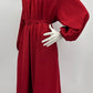 Barbarella, punainen mekko ja vyö, 80-luku, koko 44-46