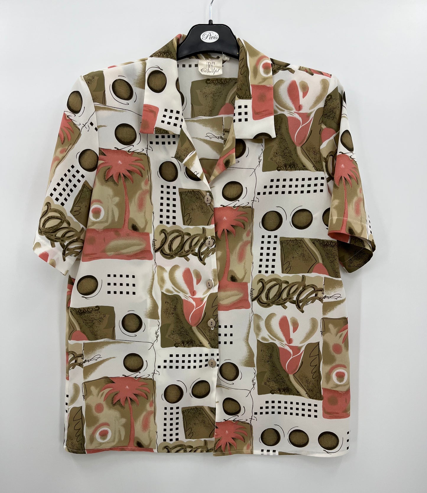 FC Concept, kuviollinen paita, 90-luku, koko 38-40