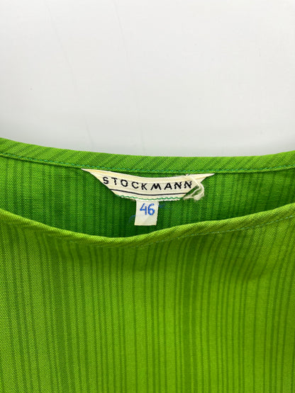 Stockmann, green short cotton top, 60s, size approx. 40