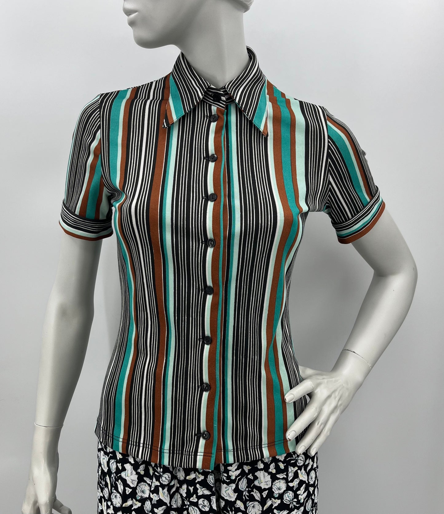 Finnwear, raidallinen paita, 70-80-luku, koko 36