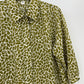 Muoti Herrala, leopardikuvioinen pusero, 80-90-luku, koko 40