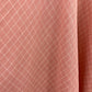 Vaaleanpunainen ruutuhame, 70-luku, vyöt.ymp 80cm, kokoarvio 40