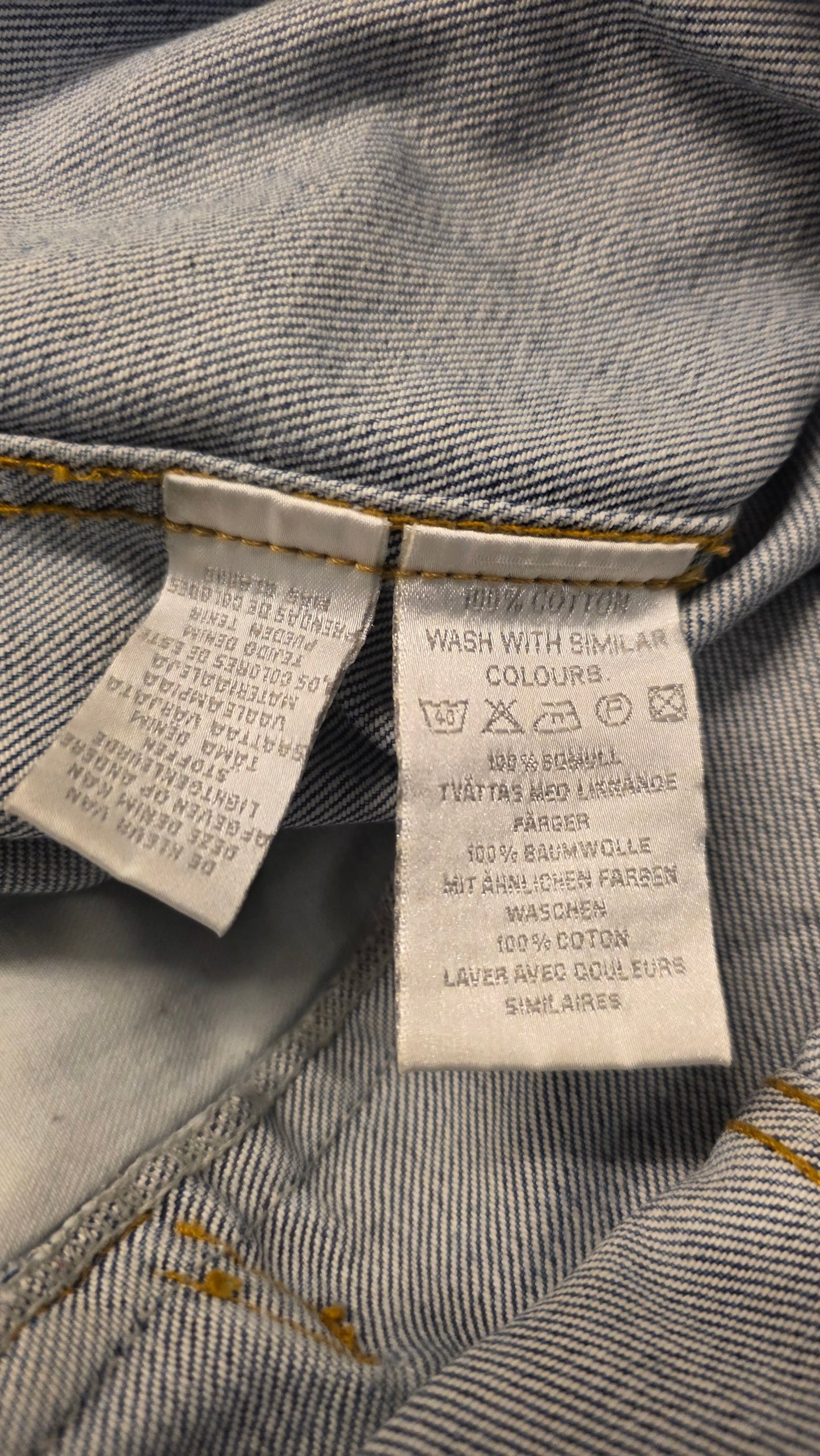 H&M Clothes, pitkä Y2K farkkutakki, koko 36