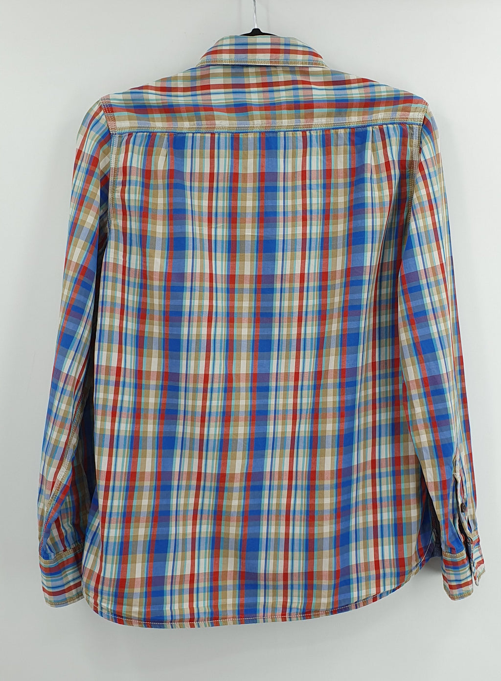 Levi's, checkered cotton shirt, size men's XS/S, women's 36/38