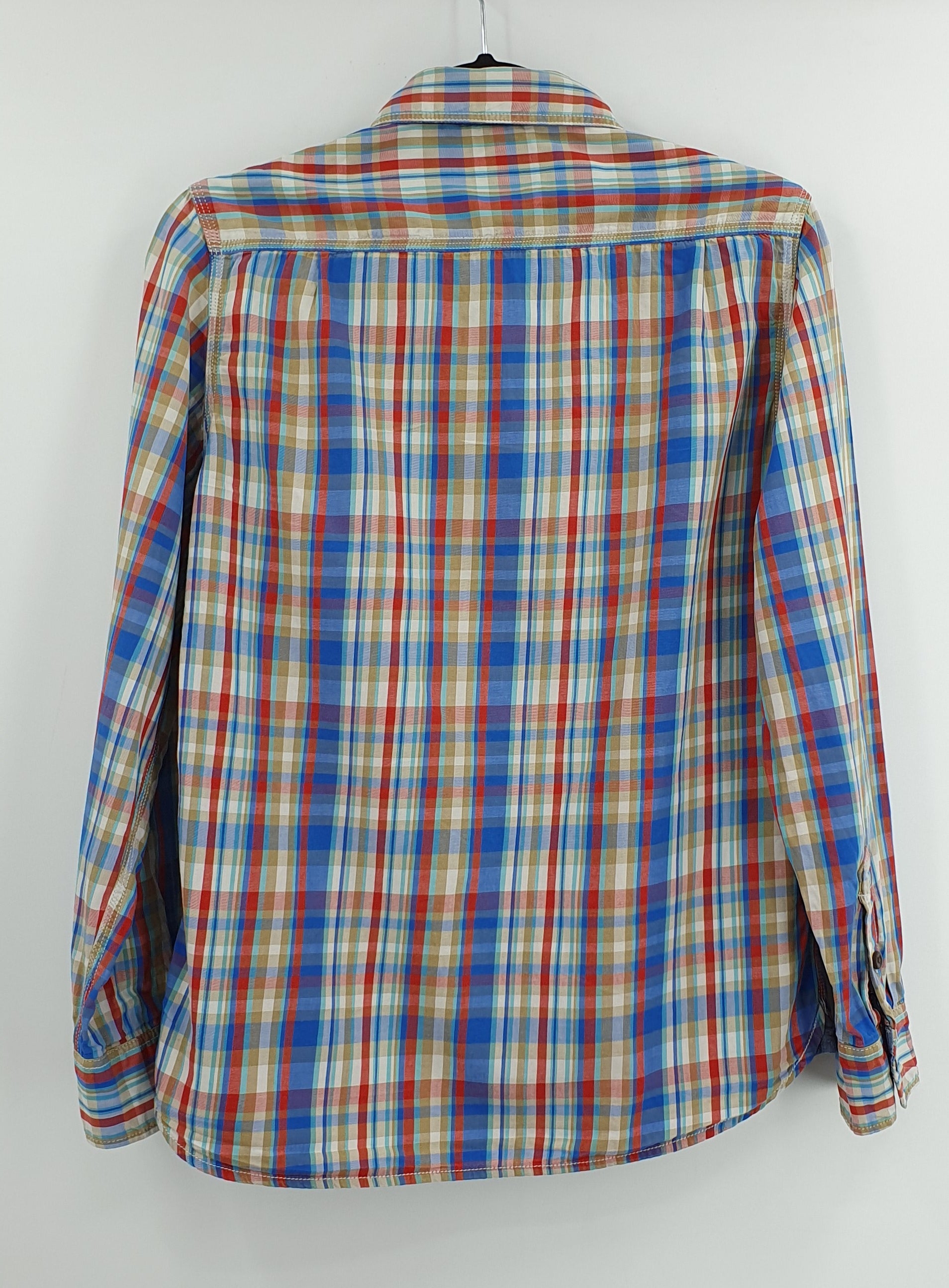 Levi's, checkered cotton shirt, size men's XS/S, women's 36/38