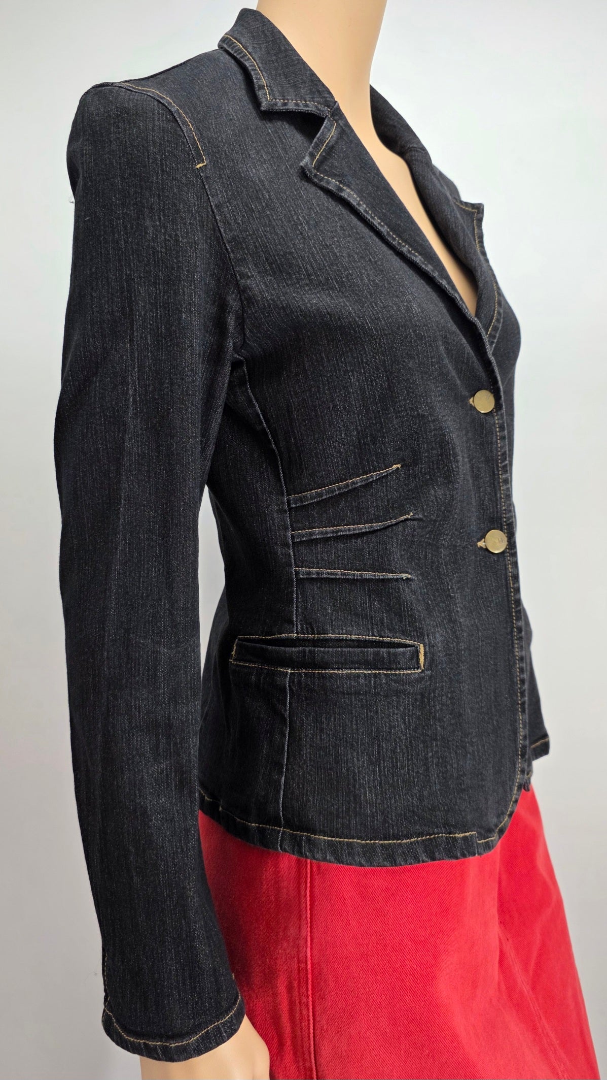 Flea market item, Kello, women's denim jacket from the 2000s, size 36
