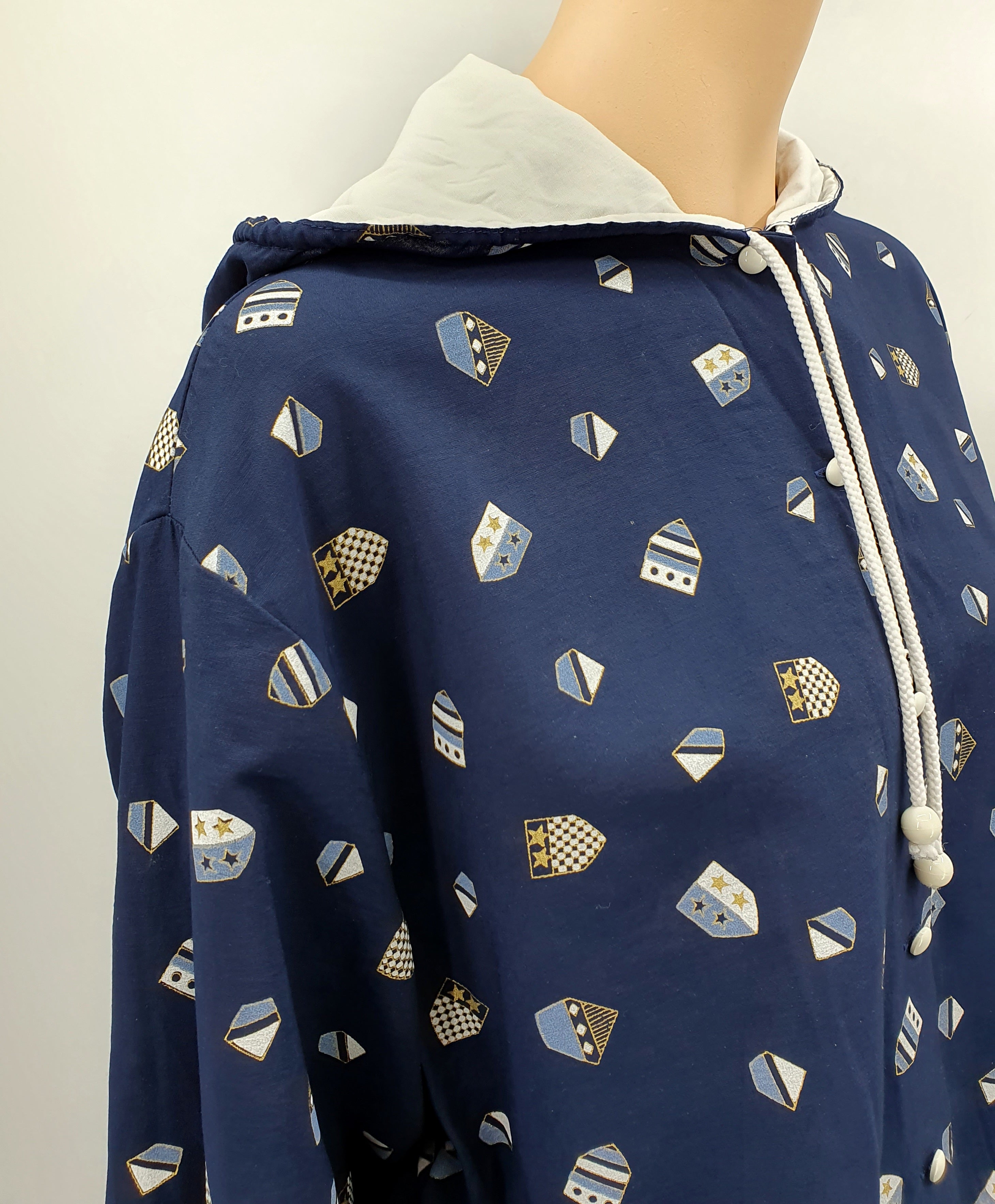 Elle, hooded summer jacket from the 80s-90s, size 40-42