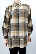 Viki by Pola, brown checked jacket, size 42