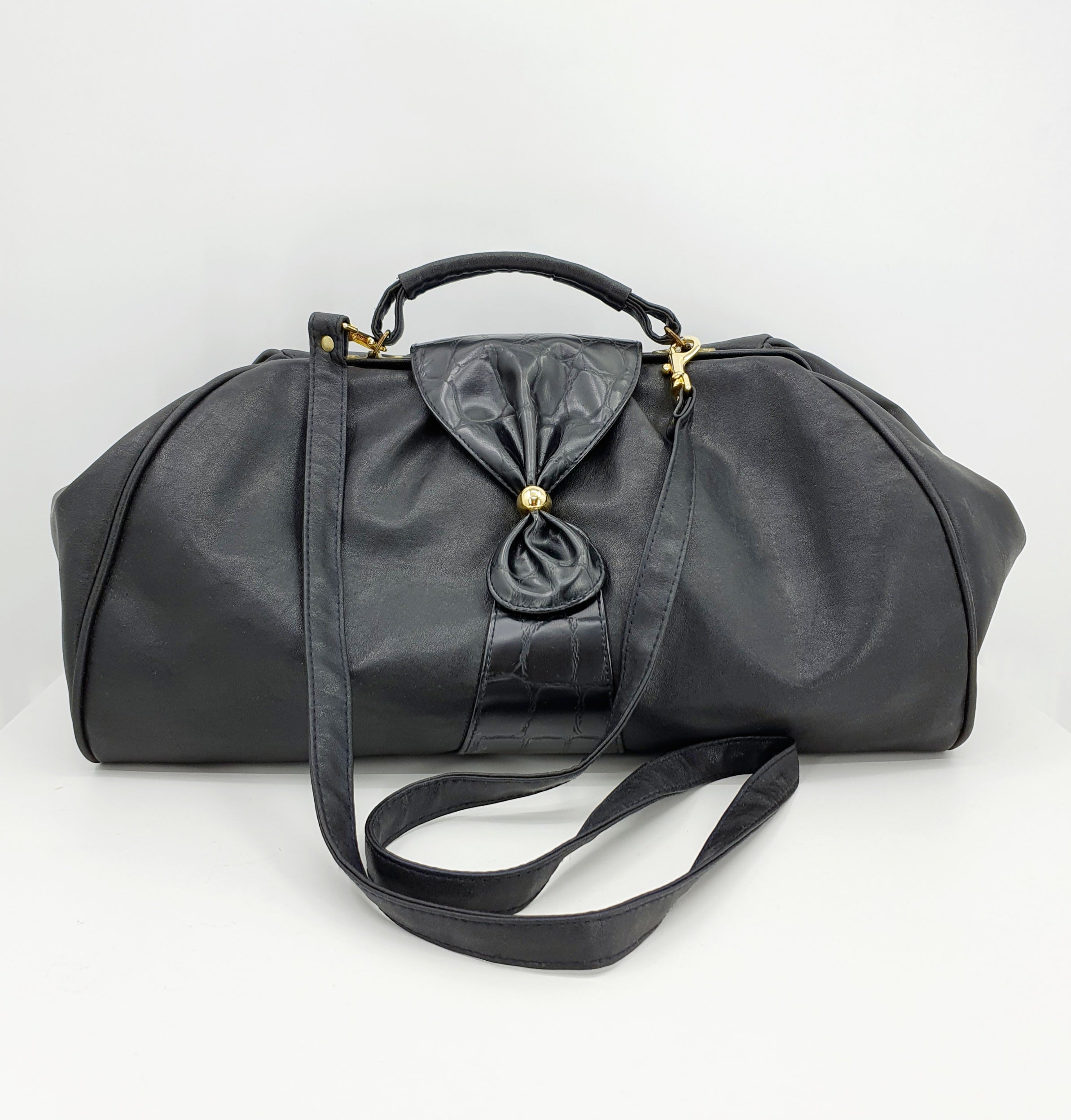 Iso musta laukku Viikonloppulaukku 