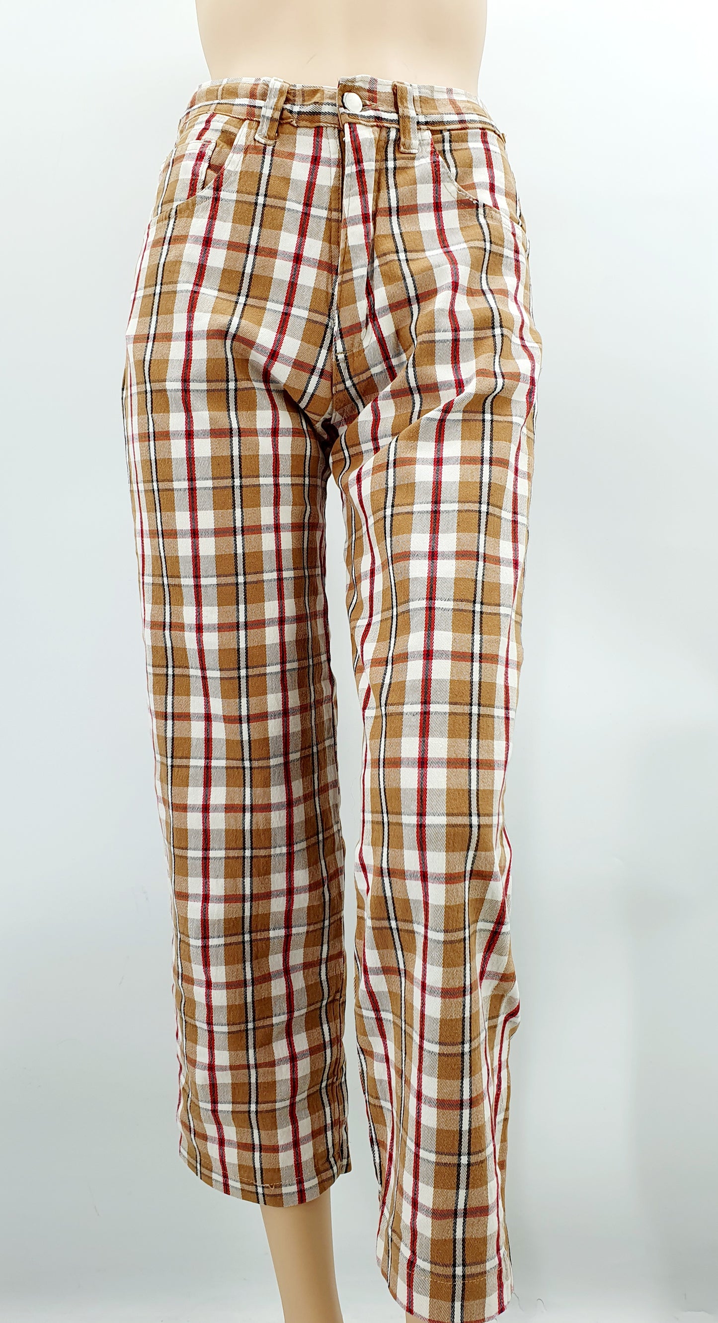 Phobia, checked trousers from the 2000s, waist 76cm, size 36-38