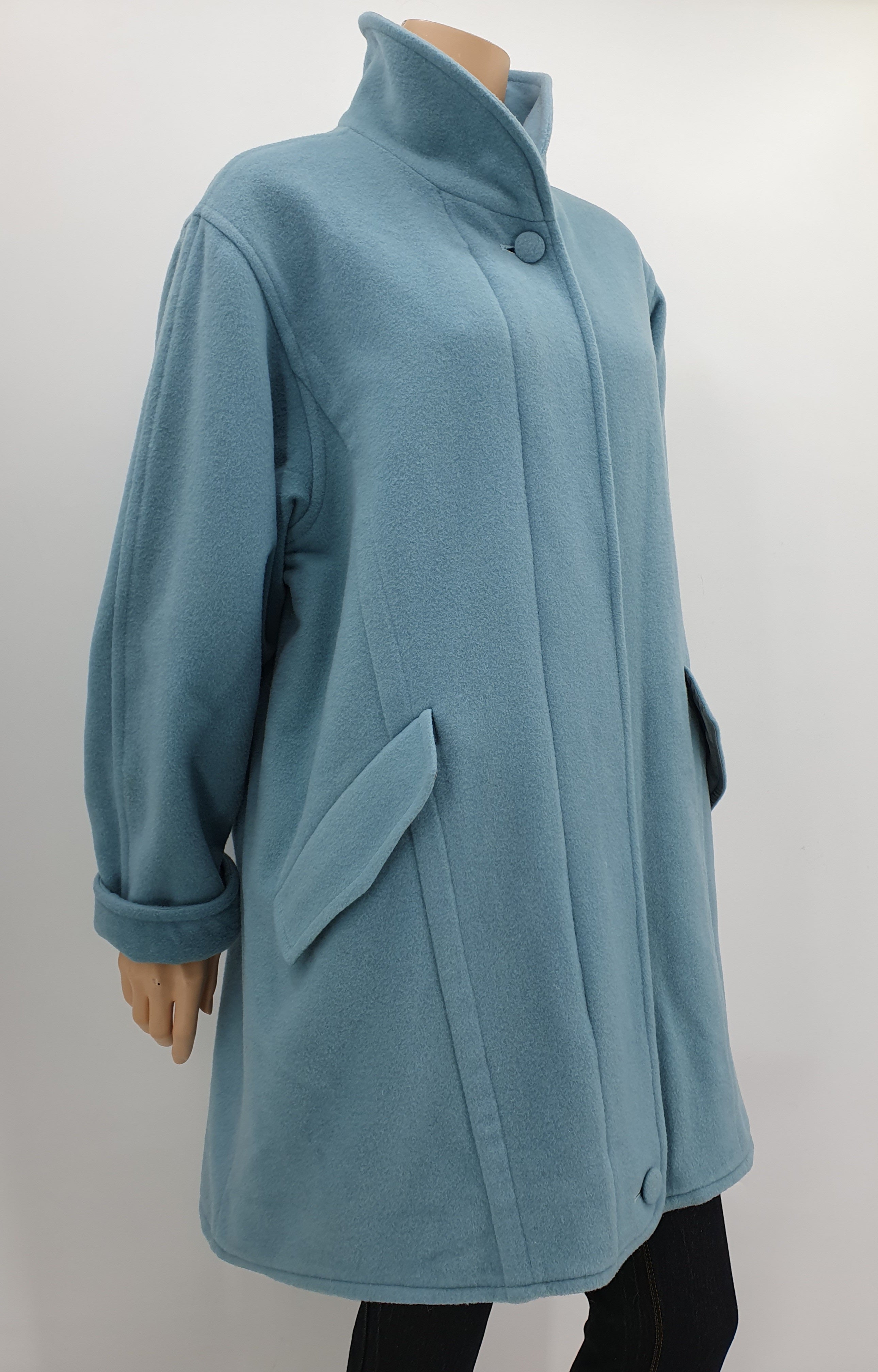 Chris Landers, light blue wool jacket from the 90s, size 44