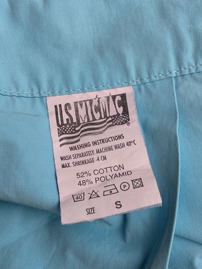 US MicMac, light blue short skirt from the 90s-2000s, waist 80cm, size 38-40
