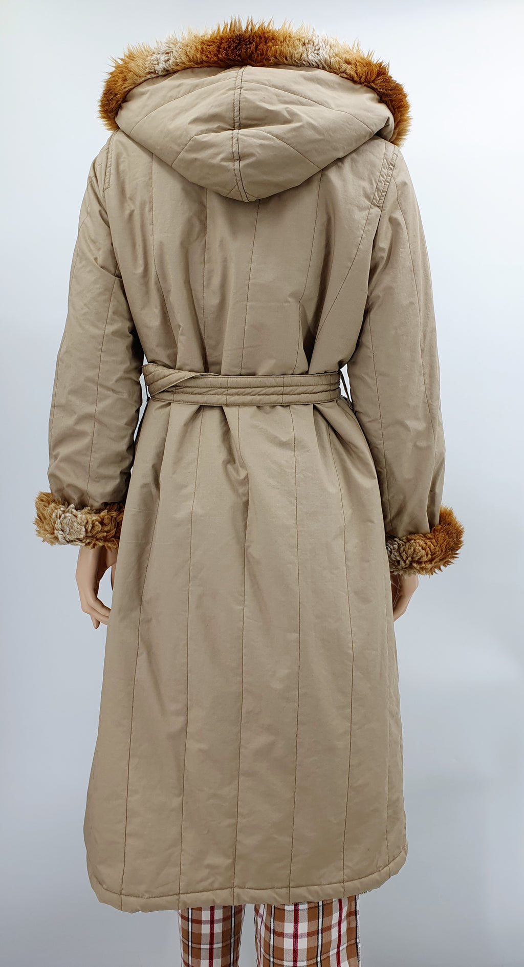 Piiron, long winter jacket from the 70s-80s, size 38