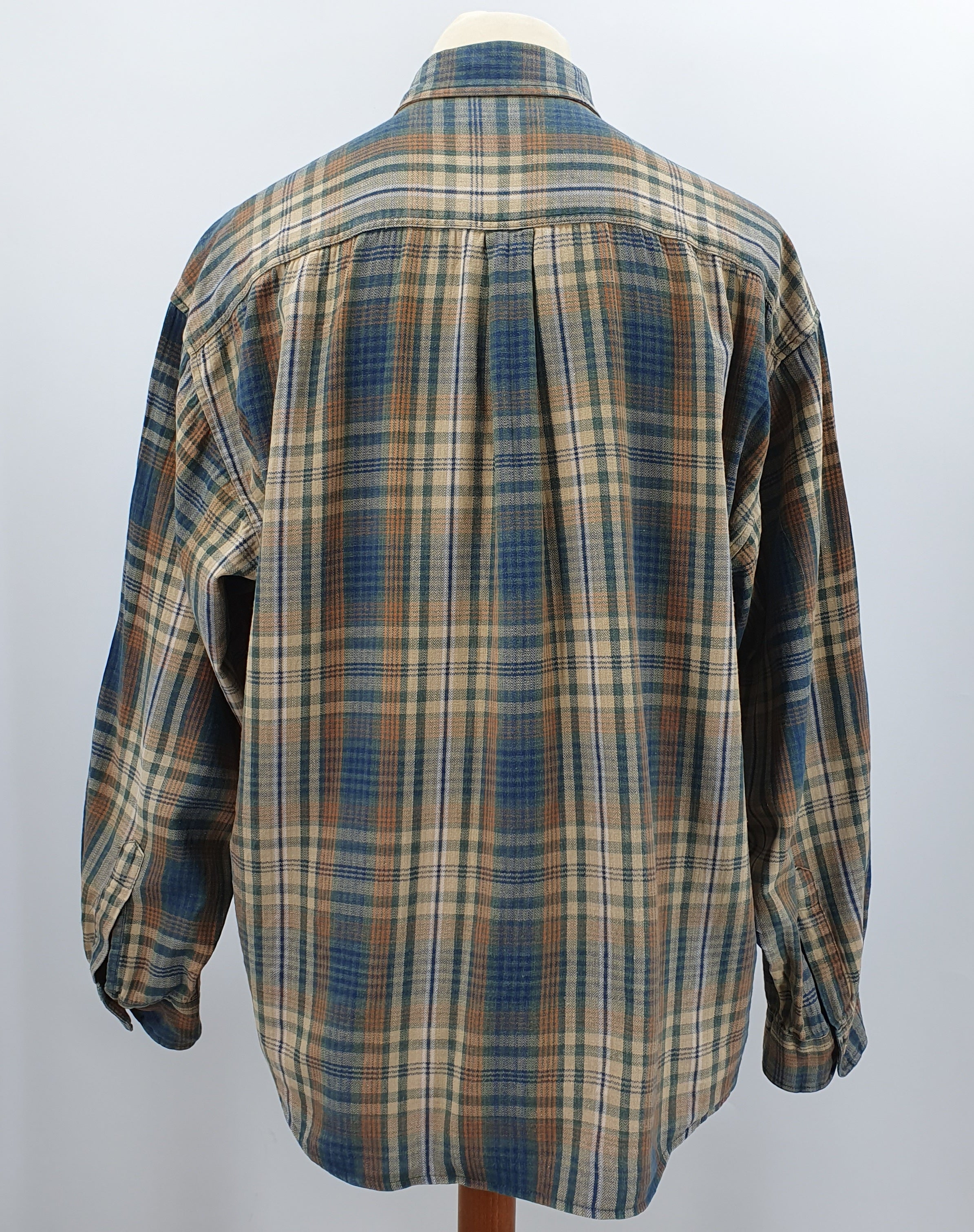 Carnaby Country, men's plaid shirt from the 90s, size XXL