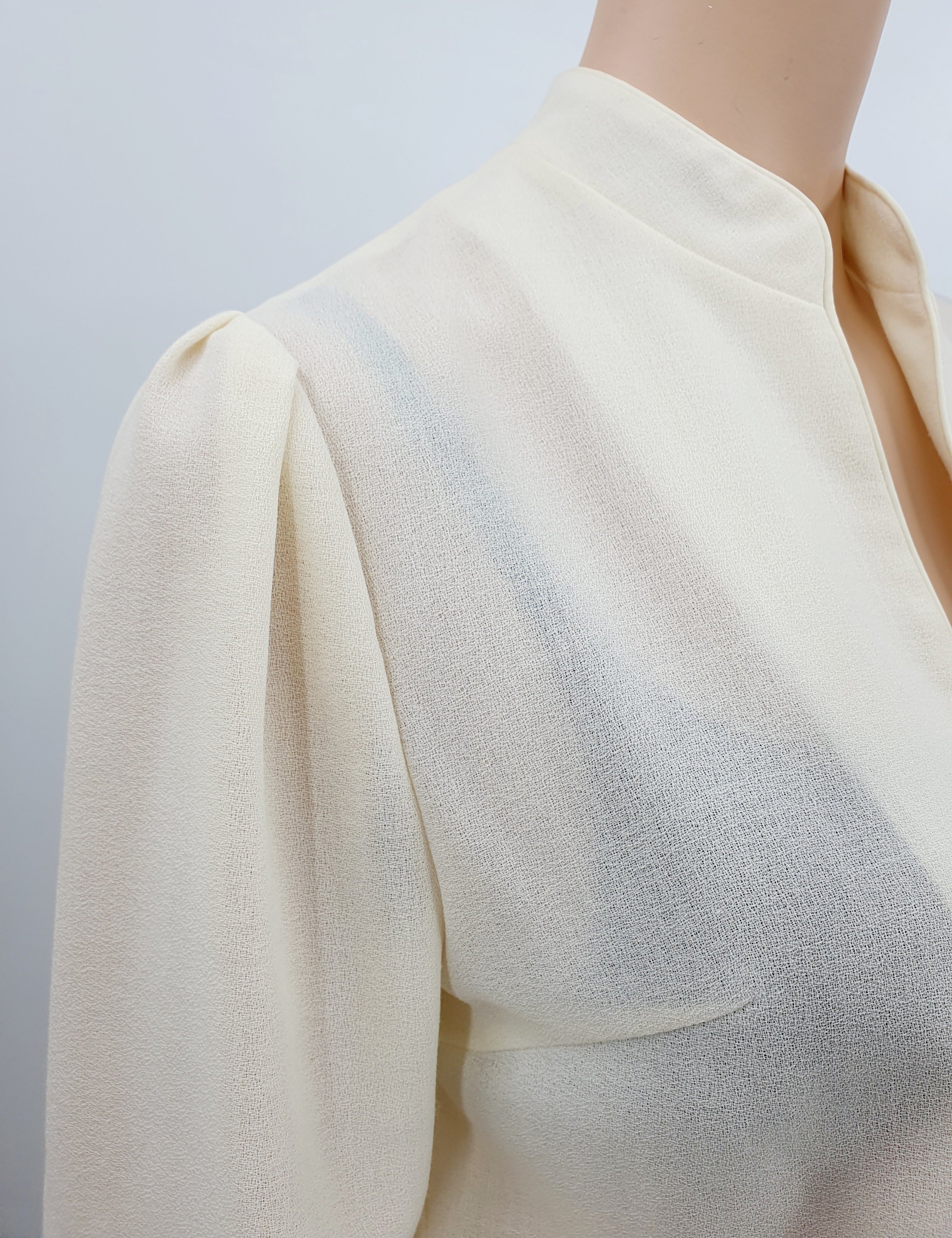 Modelia, off-white party outfit from the 70s-80s, size 34-36